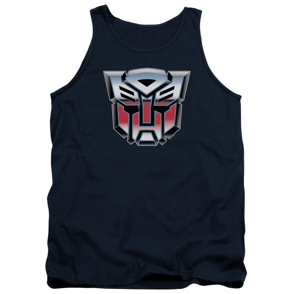Transformers Autobot Airbrush Logo Men's 18/1 Cotton Tank Top