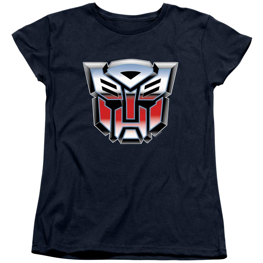 Transformers Autobot Airbrush Logo Women's 18/1 Cotton Short-Sleeve T-Shirt