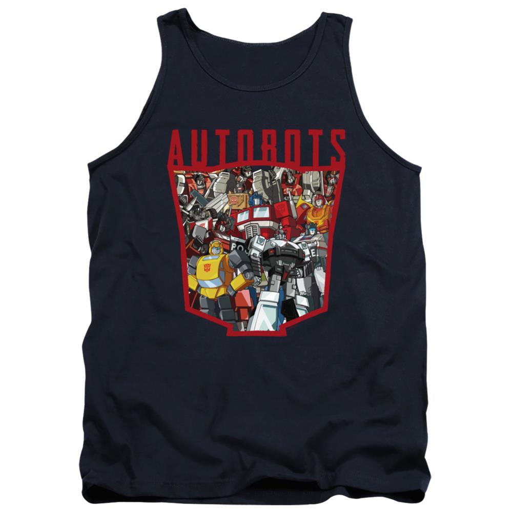 Transformers Autobot Collage Men's 18/1 Cotton Tank Top