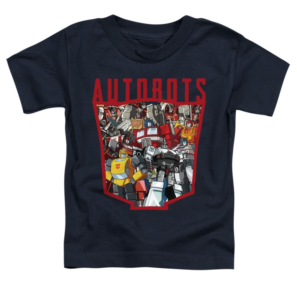 Transformers Autobot Collage Toddler 18/1 Cotton Short-Sleeve T-Shirt