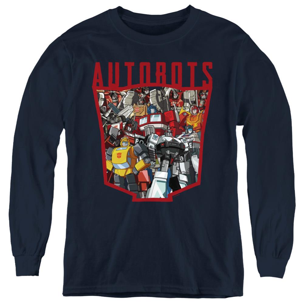 Transformers Autobot Collage Youth Long-Sleeve T-Shirt