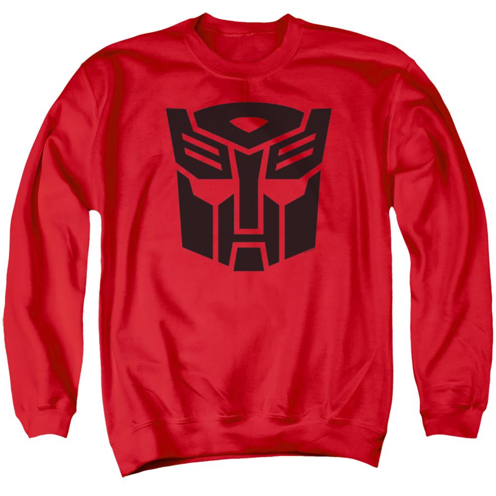 Transformers Autobot Men's Crewneck 50 50 Poly Long-Sleeve T-Shirt