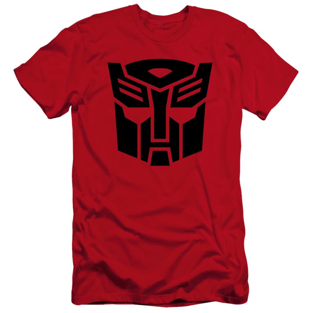 Transformers Autobot Men's Ultra-Soft 30/1 Cotton Slim Short-Sleeve T-Shirt