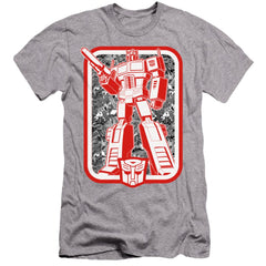 Transformers Autobot Men's Ultra-Soft 30/1 Cotton Slim Short-Sleeve T-Shirt