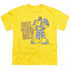 Transformers Bee Yourself Youth 18/1 100% Cotton Short-Sleeve T-Shirt