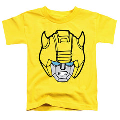 Transformers Bumblebee Head Toddler 18/1 Cotton Short-Sleeve T-Shirt
