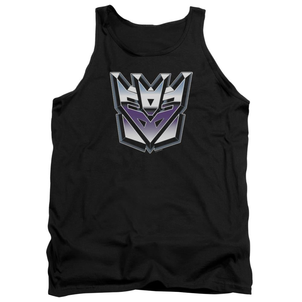 Transformers Decepticon Airbrush Logo Men's 18/1 Cotton Tank Top