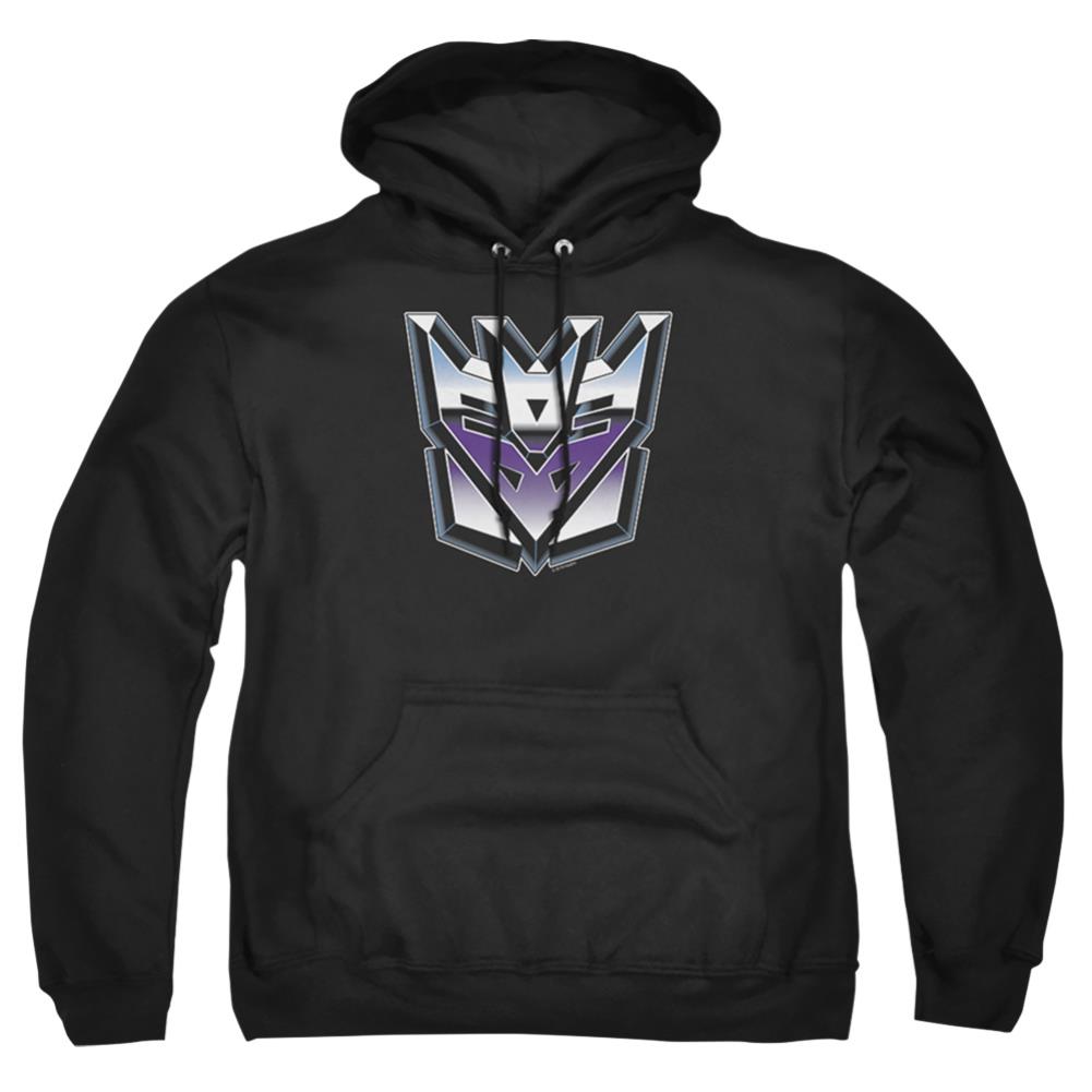 Transformers Decepticon Airbrush Logo Men's Pull-Over 75 25 Poly Hoodie