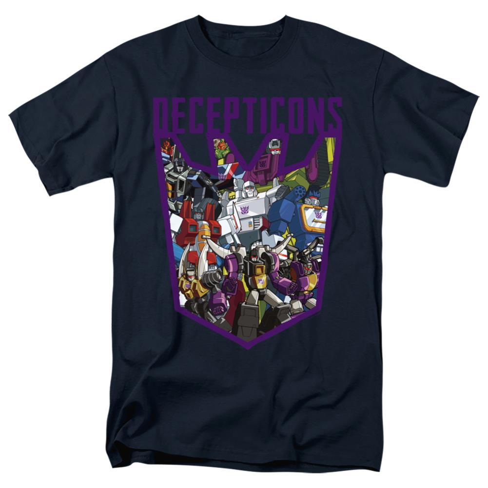Transformers Decepticon Collage Men's 18/1 Cotton Short-Sleeve T-Shirt