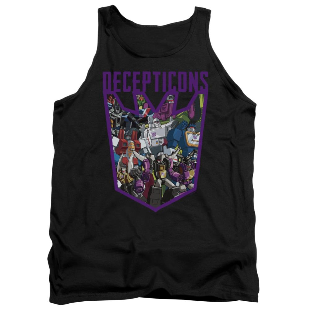 Transformers Decepticon Collage Men's 18/1 Cotton Tank Top