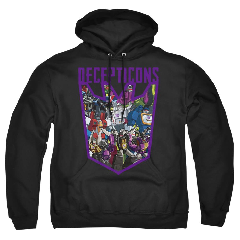 Transformers Decepticon Collage Men's Pull-Over 75 25 Poly Hoodie