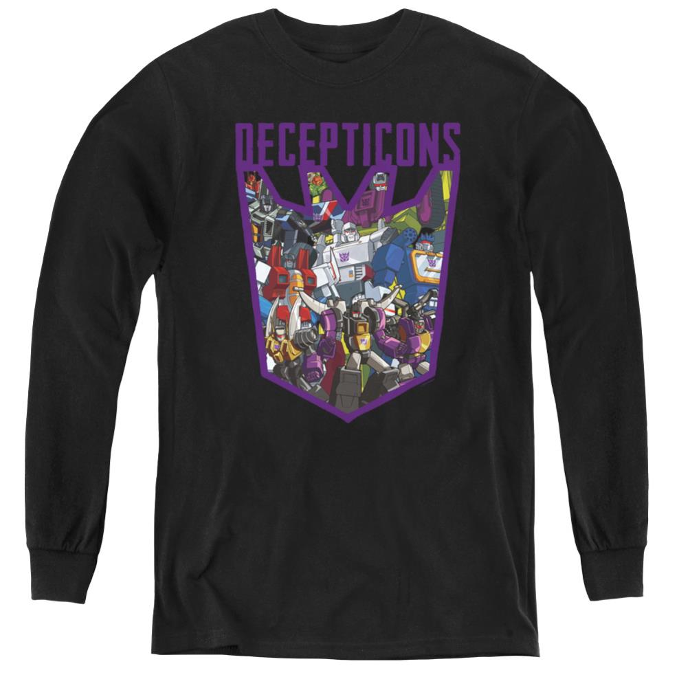 Transformers Decepticon Collage Youth Long-Sleeve T-Shirt