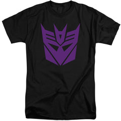 Transformers Decepticon Men's 18/1 Tall Cotton Short-Sleeve T-Shirt