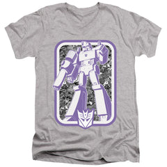 Transformers Decepticon Men's 30/1 Cotton Slim V-Neck T-Shirt
