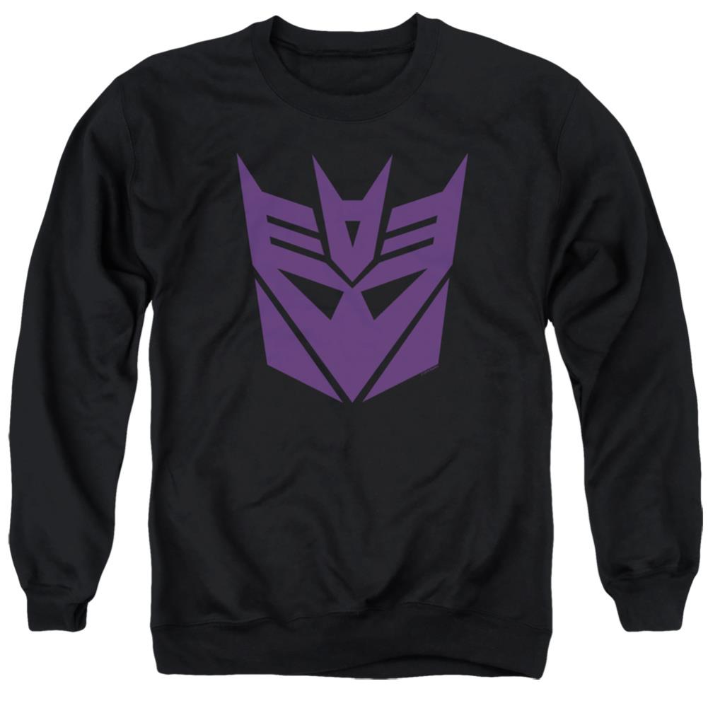 Transformers Decepticon Men's Crewneck 50 50 Poly Long-Sleeve T-Shirt