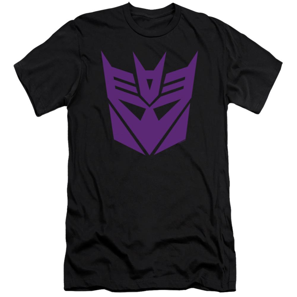 Transformers Decepticon Men's Ultra-Soft 30/1 Cotton Slim Short-Sleeve T-Shirt