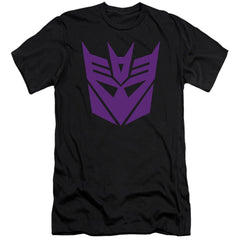 Transformers Decepticon Men's Ultra-Soft 30/1 Cotton Slim Short-Sleeve T-Shirt