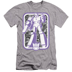 Transformers Decepticon Men's Ultra-Soft 30/1 Cotton Slim Short-Sleeve T-Shirt