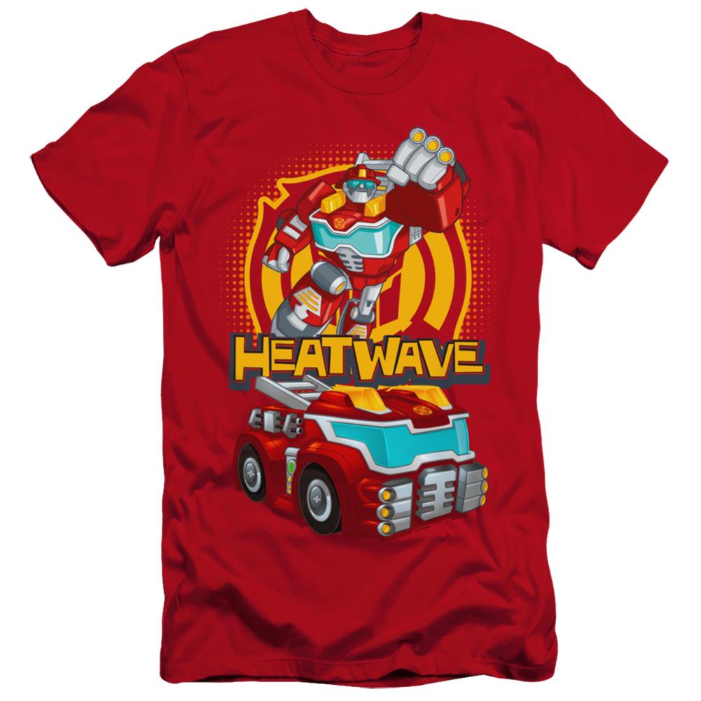 Transformers Heatwave Men's Ultra-Soft 30/1 Cotton Slim Short-Sleeve T-Shirt