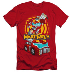 Transformers Heatwave Men's Ultra-Soft 30/1 Cotton Slim Short-Sleeve T-Shirt