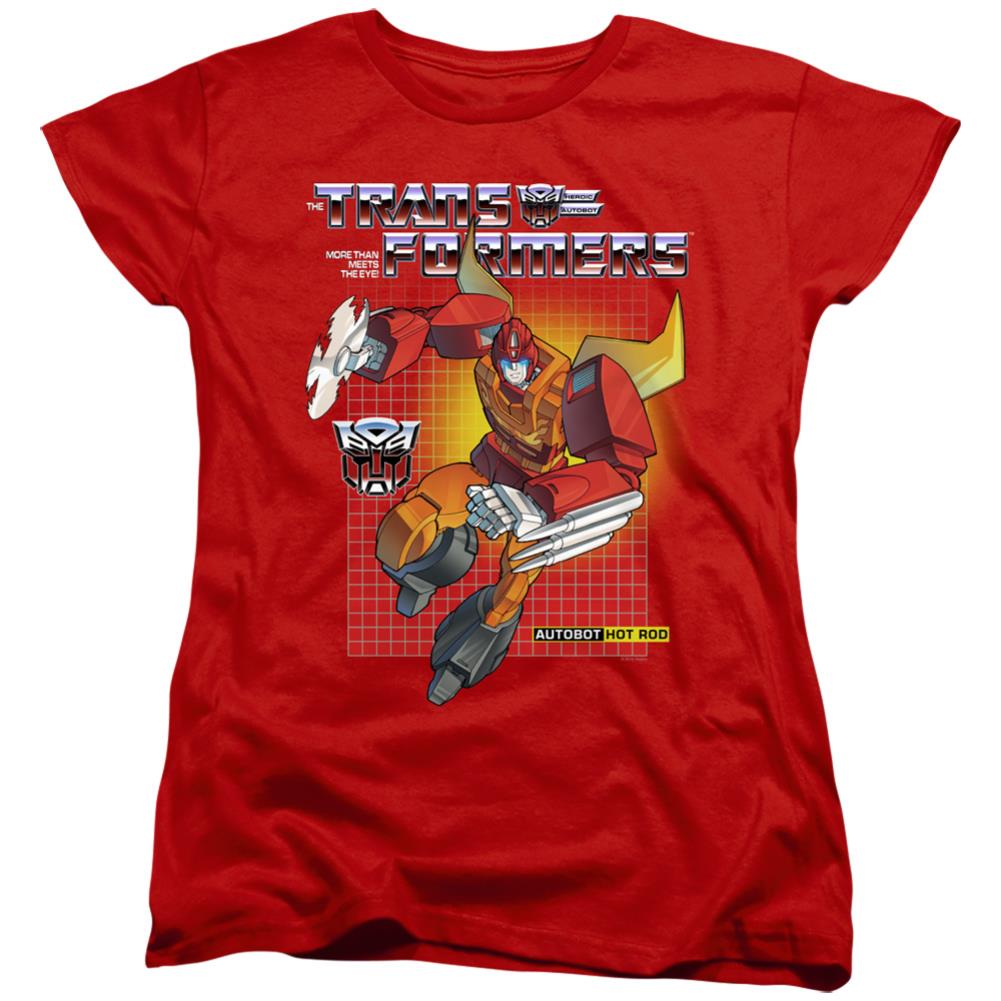 Transformers Hot Rod Women's 18/1 Cotton Short-Sleeve T-Shirt