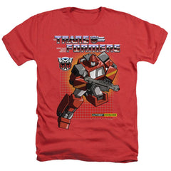 Transformers Ironhide Men's 30/1 Heather 60 40 Poly Short-Sleeve T-Shirt