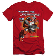 Transformers Ironhide Men's Ultra-Soft 30/1 Cotton Slim Short-Sleeve T-Shirt