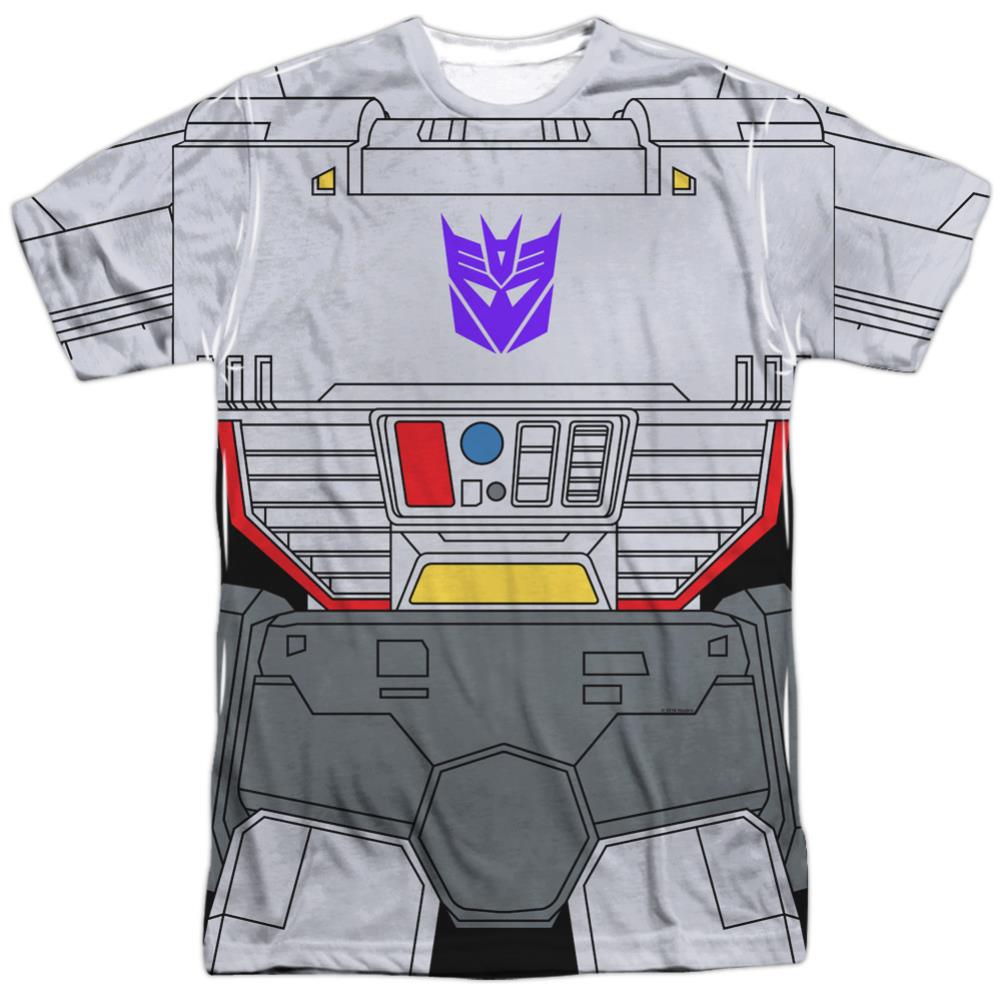 Transformers Megatron Costume Men's Regular Fit Polyester Short-Sleeve T-Shirt