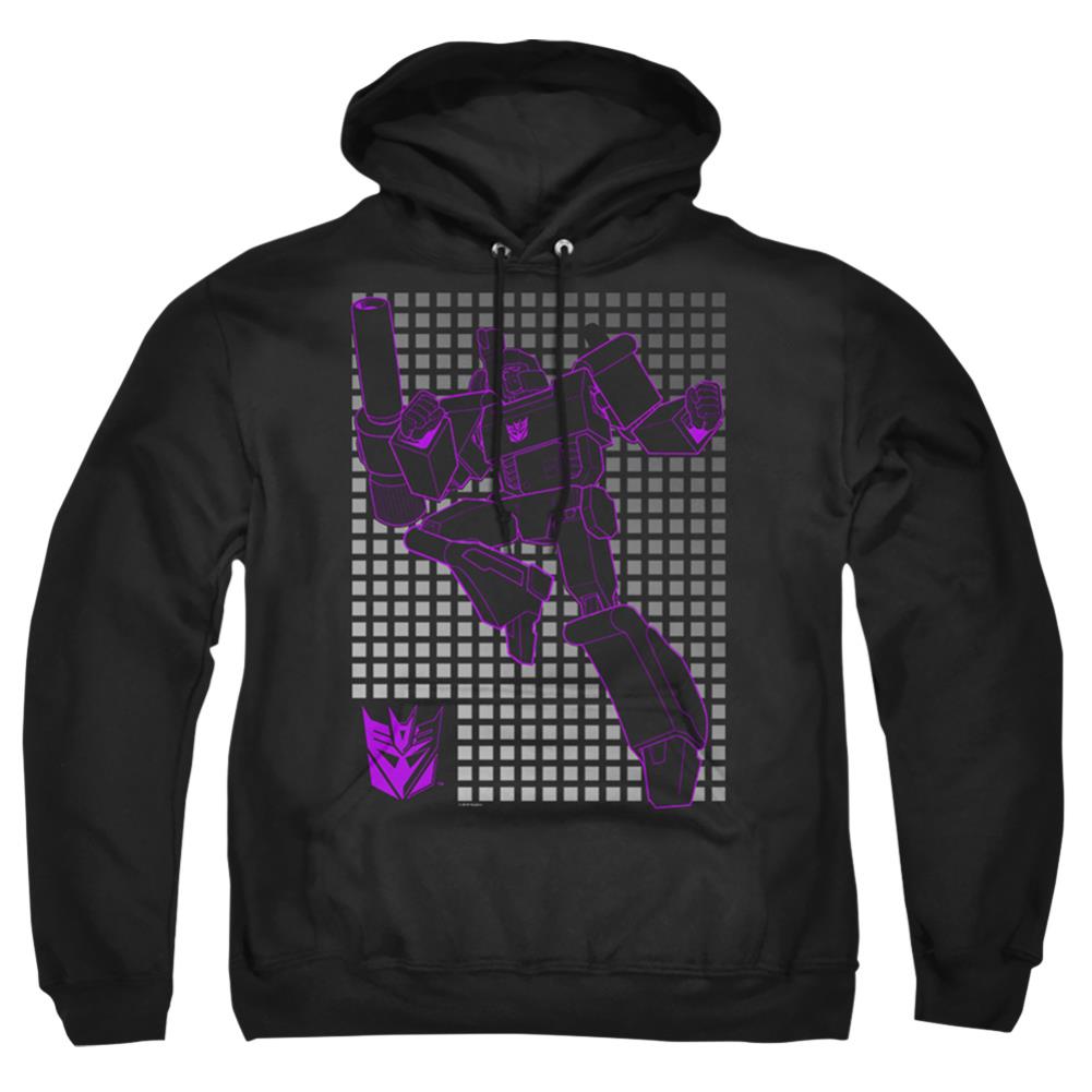 Transformers Megatron Grid Men's Pull-Over 75 25 Poly Hoodie