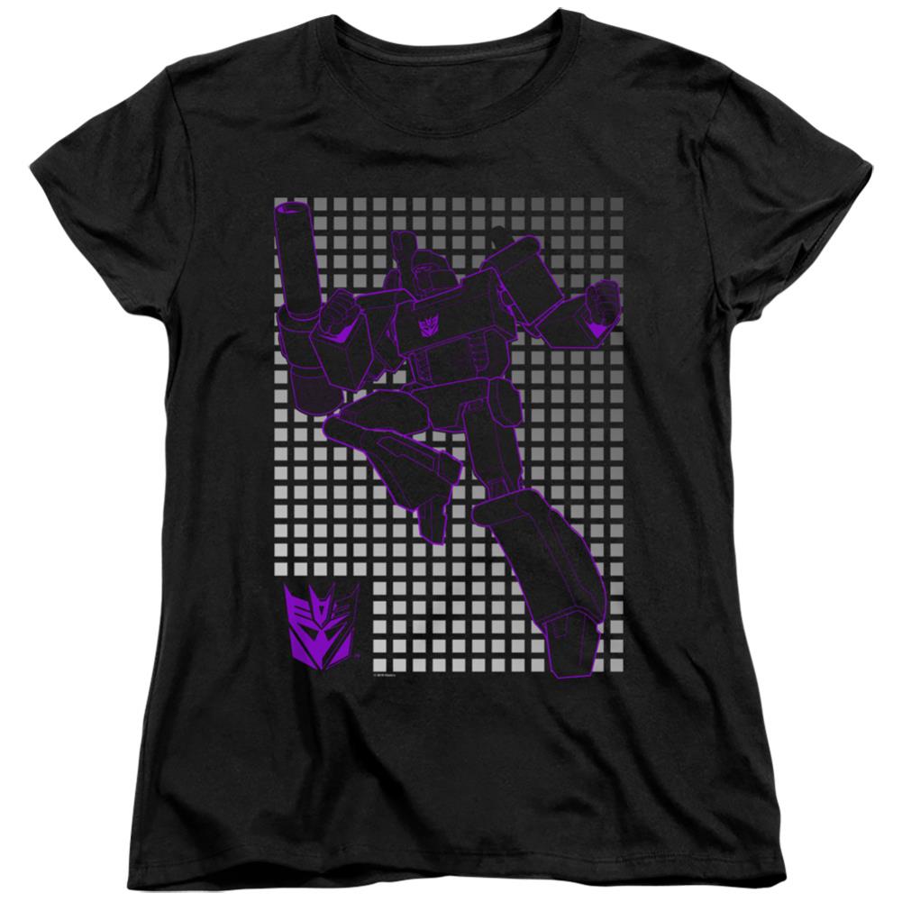 Transformers Megatron Grid Women's 18/1 Cotton Short-Sleeve T-Shirt