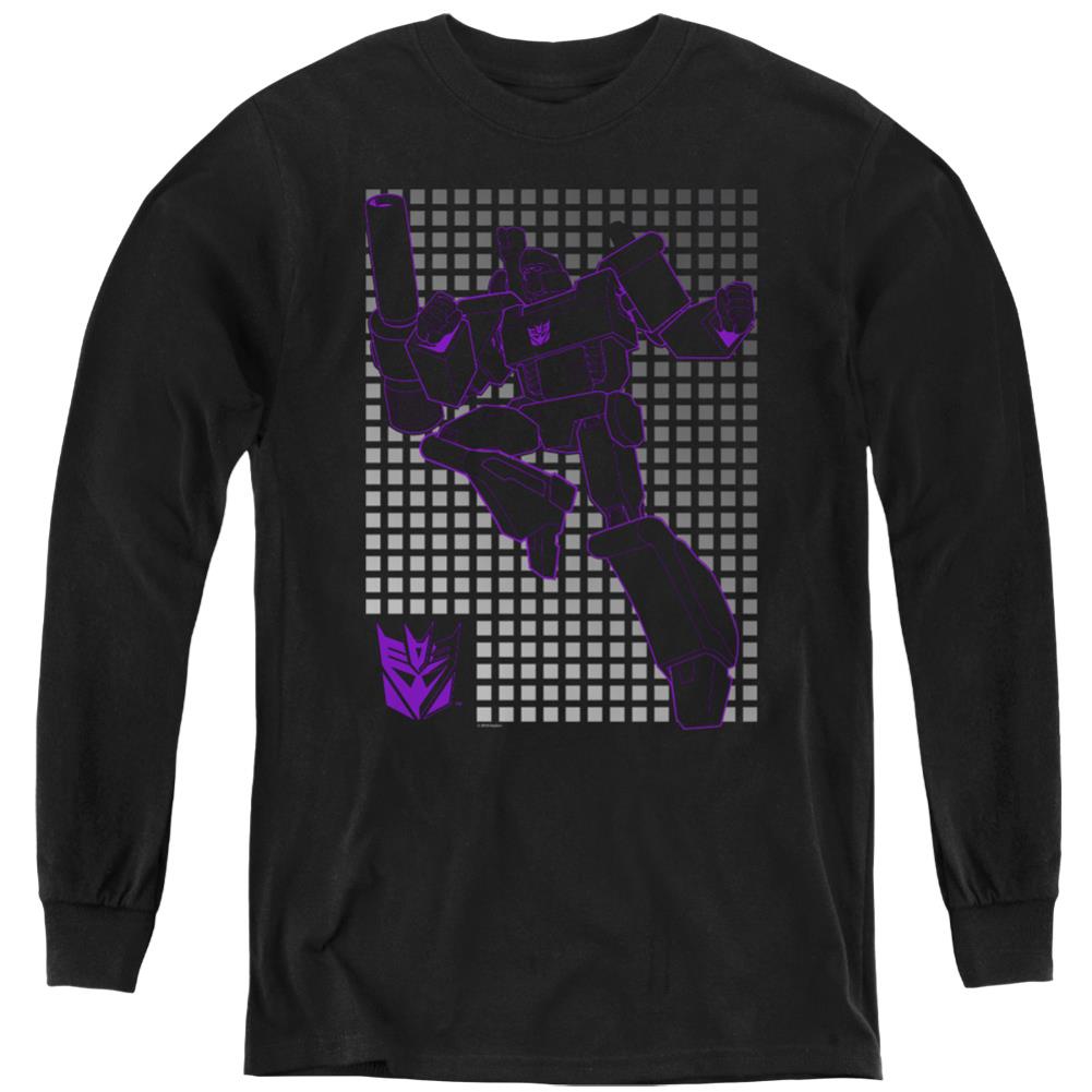 Transformers Megatron Grid Youth Long-Sleeve T-Shirt
