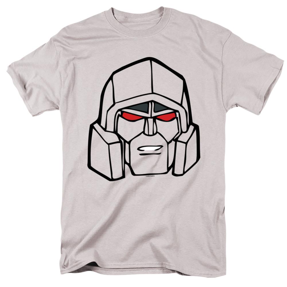 Transformers Megatron Head Men's 18/1 Cotton Short-Sleeve T-Shirt