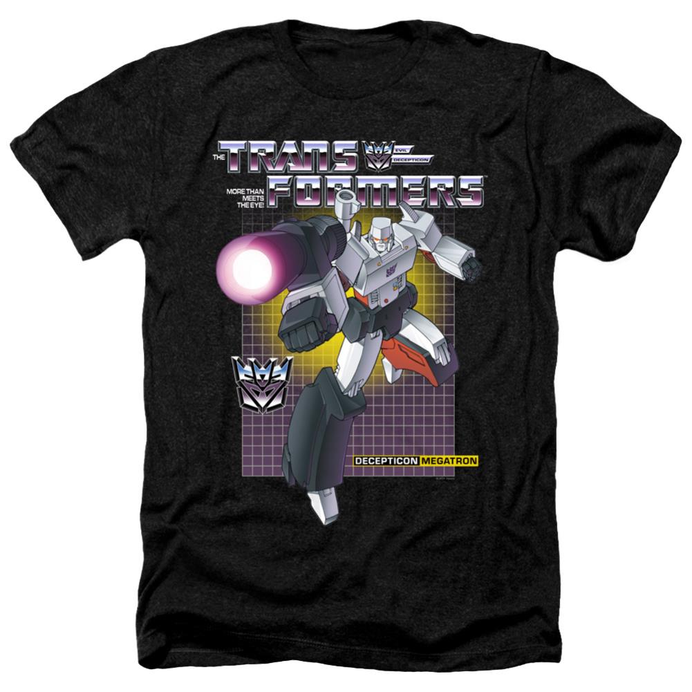 Transformers Megatron Men's 30/1 Heather 60 40 Poly Short-Sleeve T-Shirt
