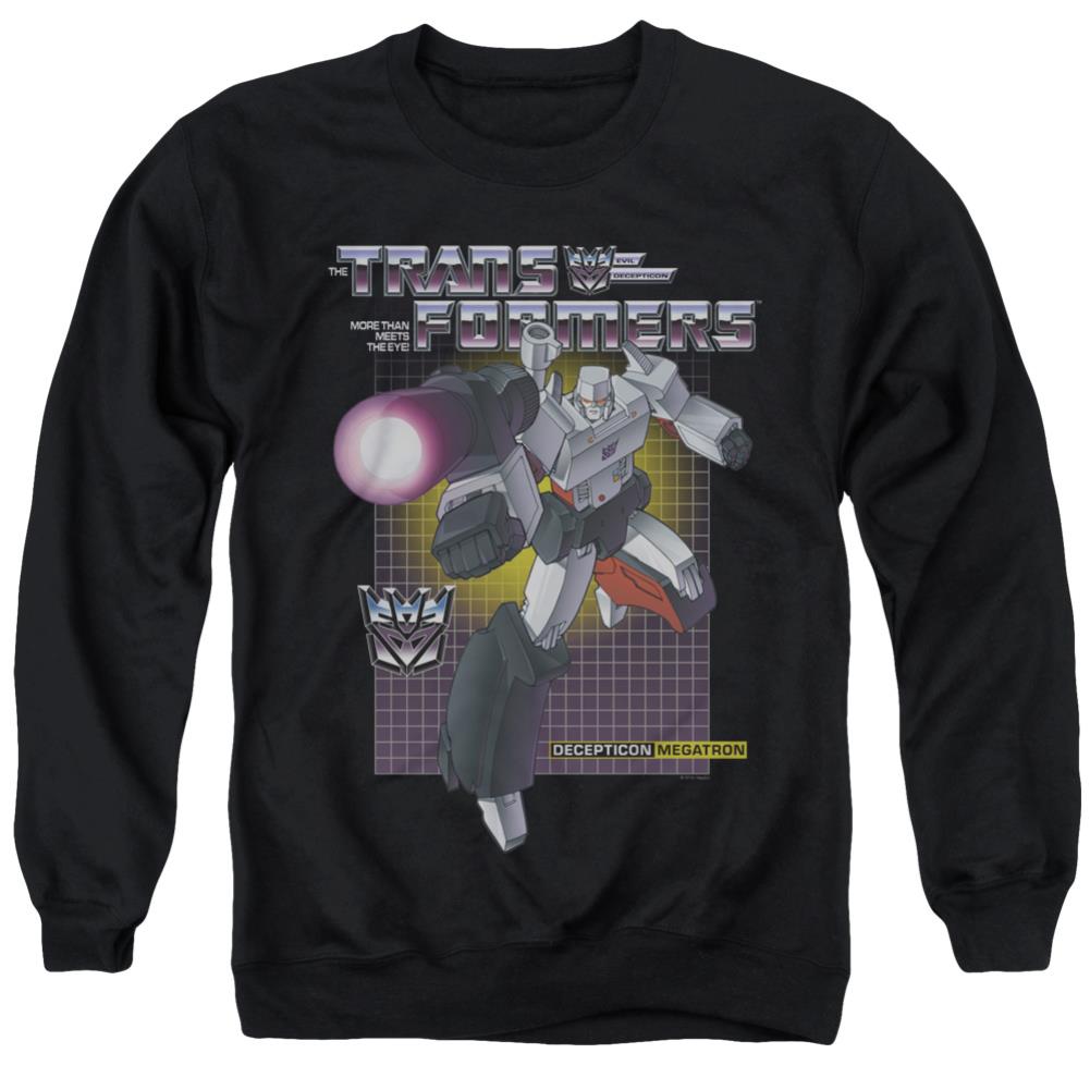 Transformers Megatron Men's Crewneck 50 50 Poly Long-Sleeve T-Shirt