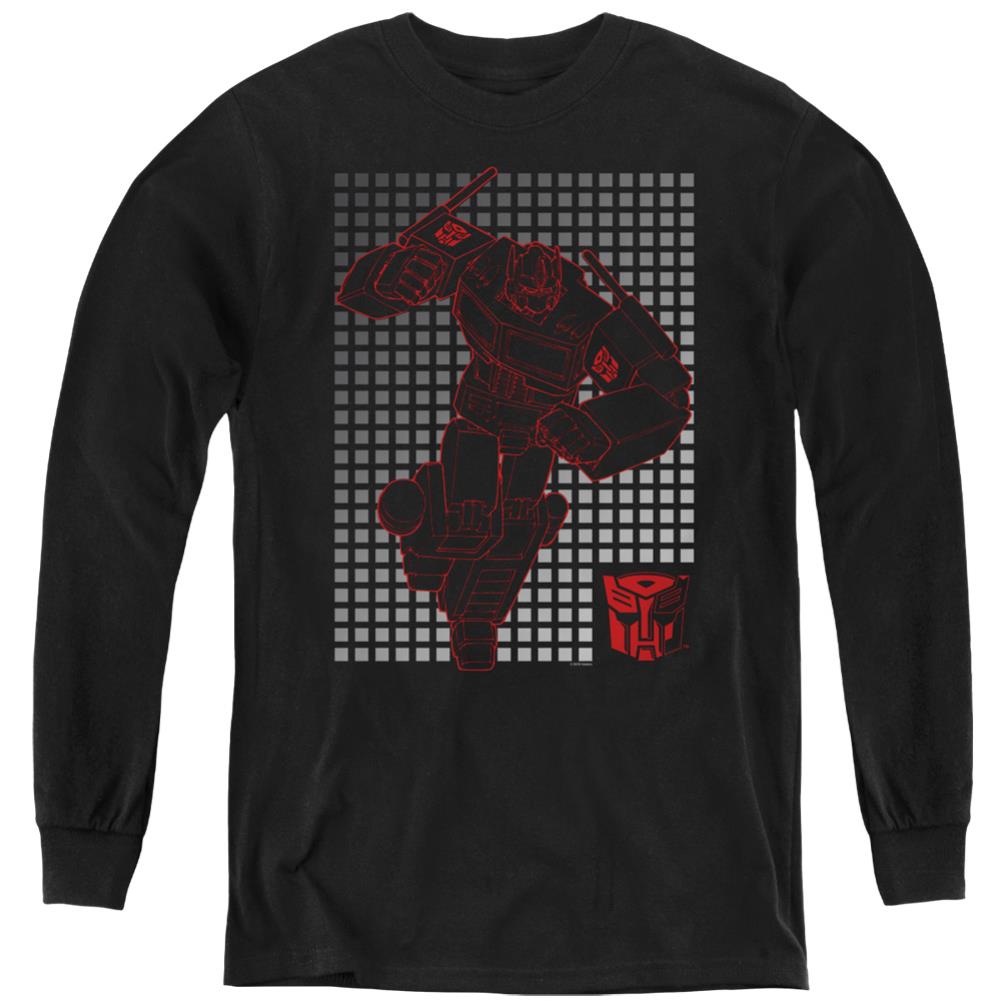 Transformers Optimus Grid Youth Long-Sleeve T-Shirt