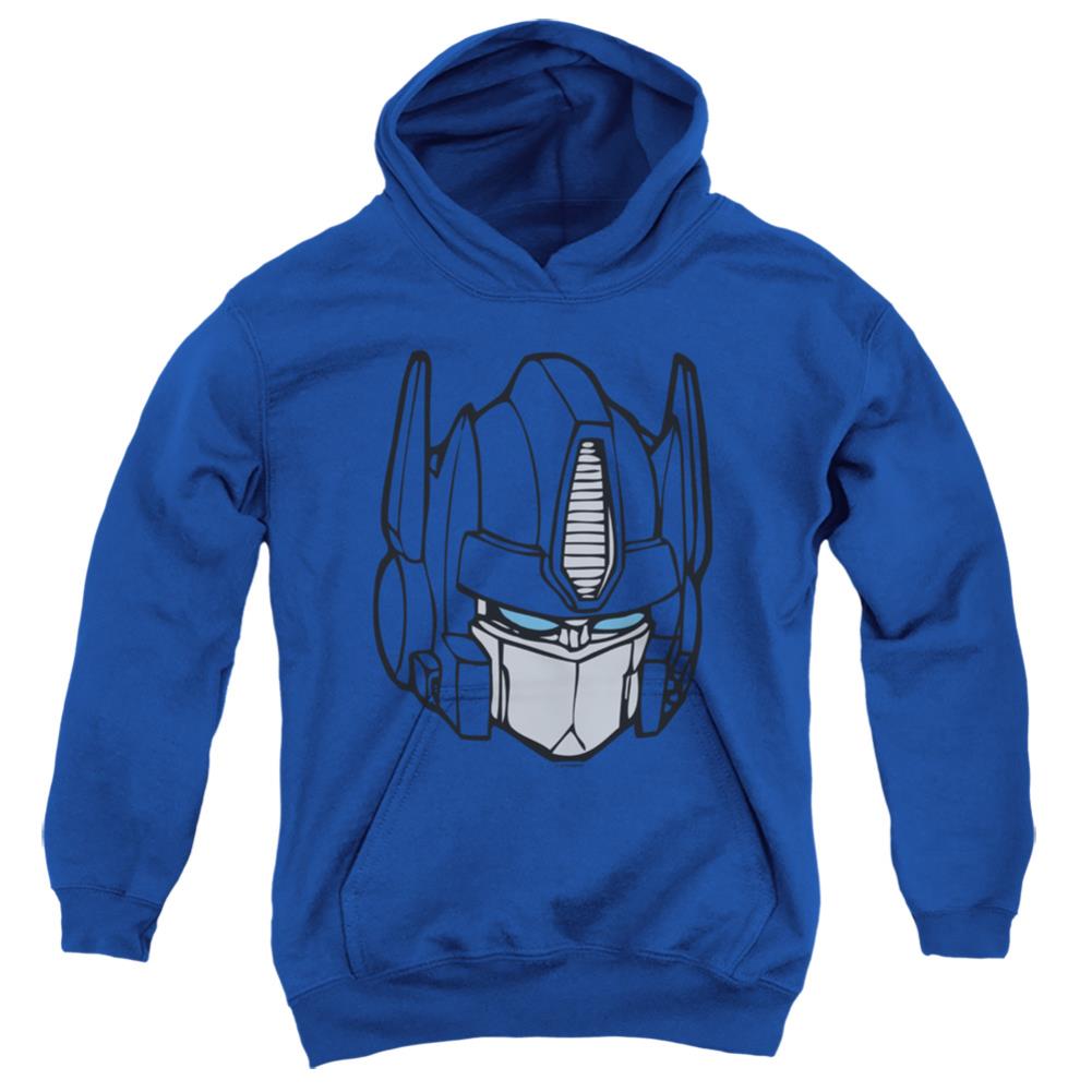 Transformers Optimus Head Youth Cotton Poly Pull-Over Hoodie