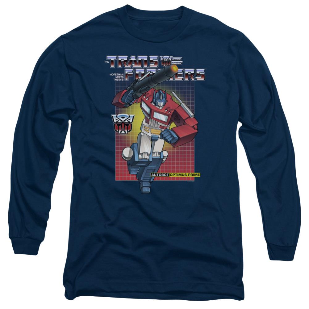 Transformers Optimus Prime Men's 18/1 Cotton Long-Sleeve T-Shirt