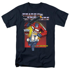 Transformers Optimus Prime Men's 18/1 Cotton Short-Sleeve T-Shirt