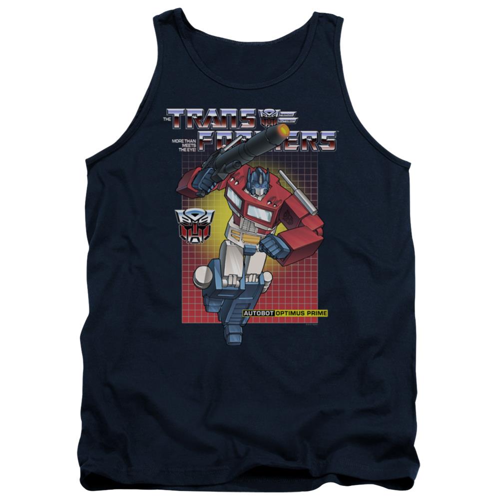 Transformers Optimus Prime Men's 18/1 Cotton Tank Top