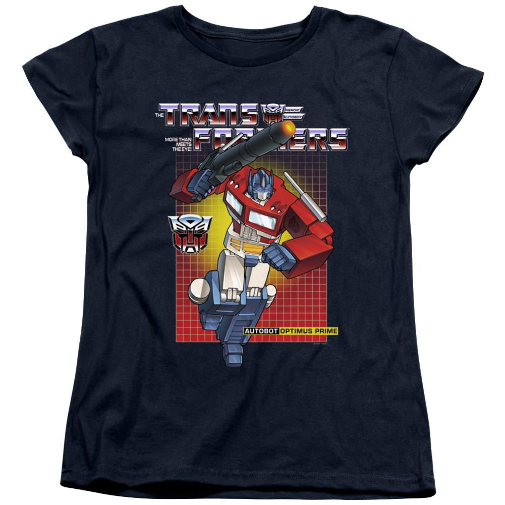 Transformers Optimus Prime Women's 18/1 Cotton Short-Sleeve T-Shirt