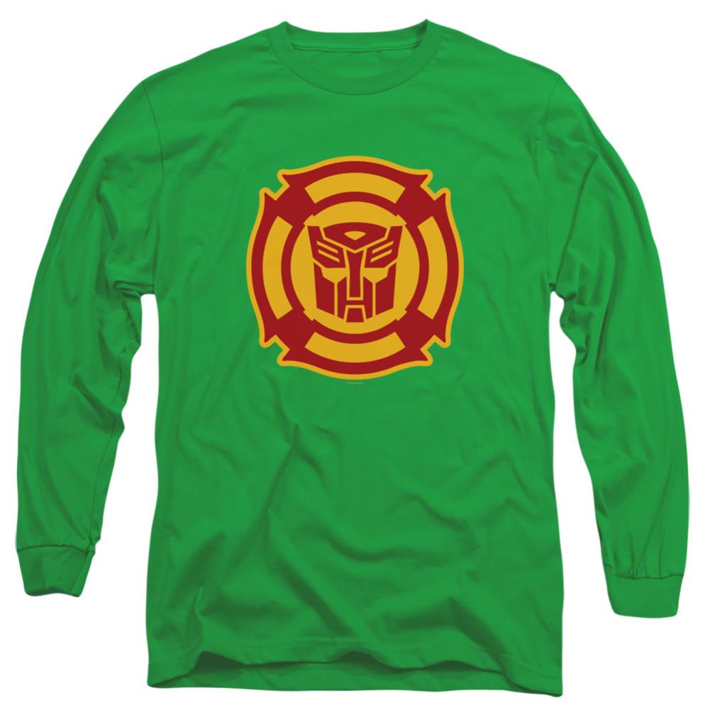 Transformers Rescue Bots Logo Men's 18/1 Cotton Long-Sleeve T-Shirt