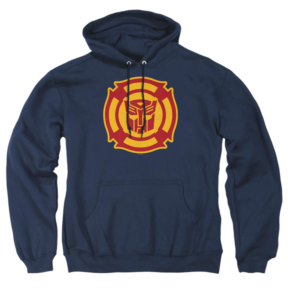 Transformers Rescue Bots Logo Men's Pull-Over 75 25 Poly Hoodie