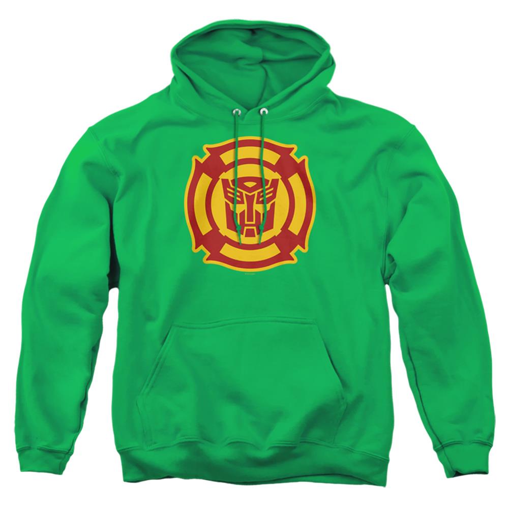 Transformers Rescue Bots Logo Men's Pull-Over 75 25 Poly Hoodie