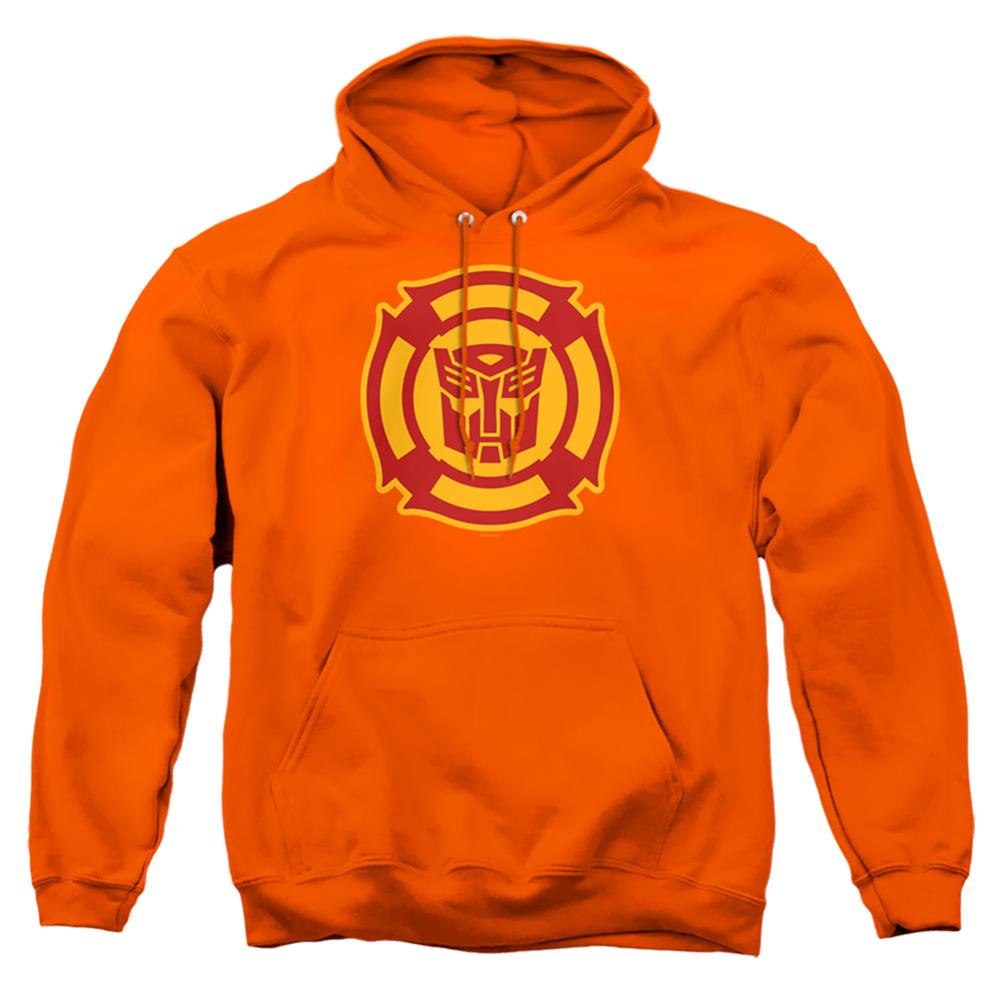 Transformers Rescue Bots Logo Men's Pull-Over 75 25 Poly Hoodie