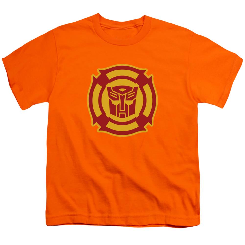 Transformers Rescue Bots Logo Youth 18/1 100% Cotton Short-Sleeve T-Shirt