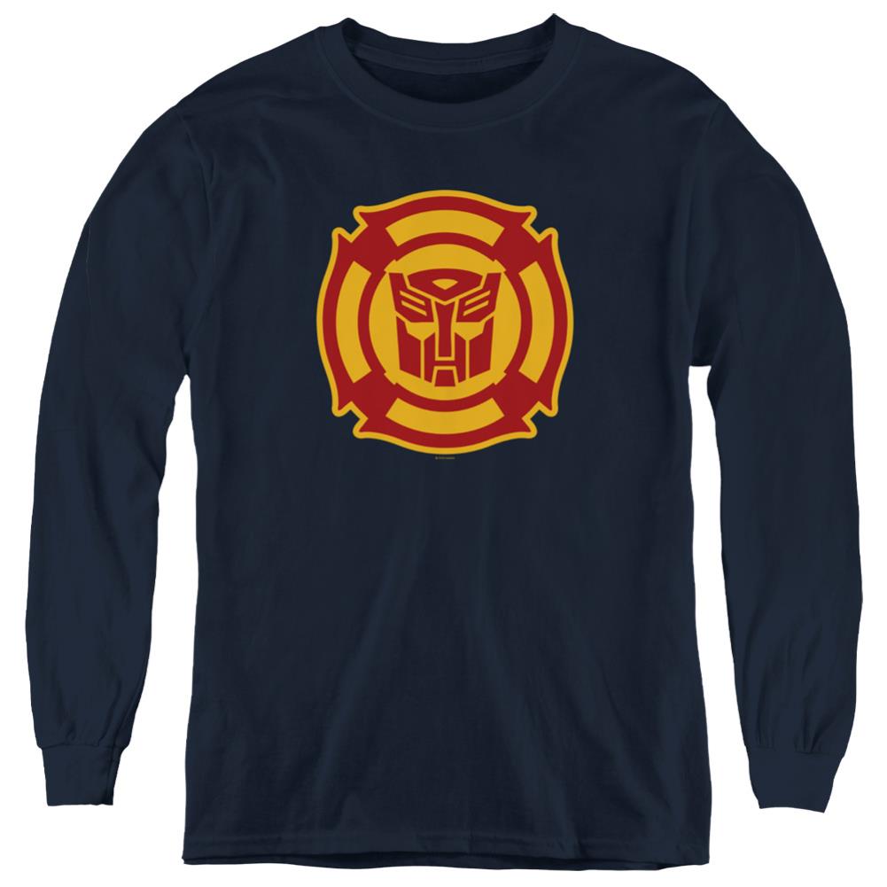 Transformers Rescue Bots Logo Youth Long-Sleeve T-Shirt