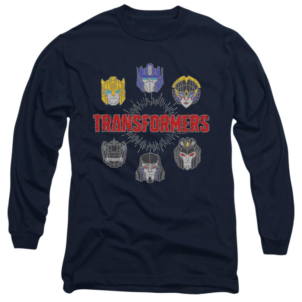 Transformers Robo Halo Men's 18/1 Cotton Long-Sleeve T-Shirt