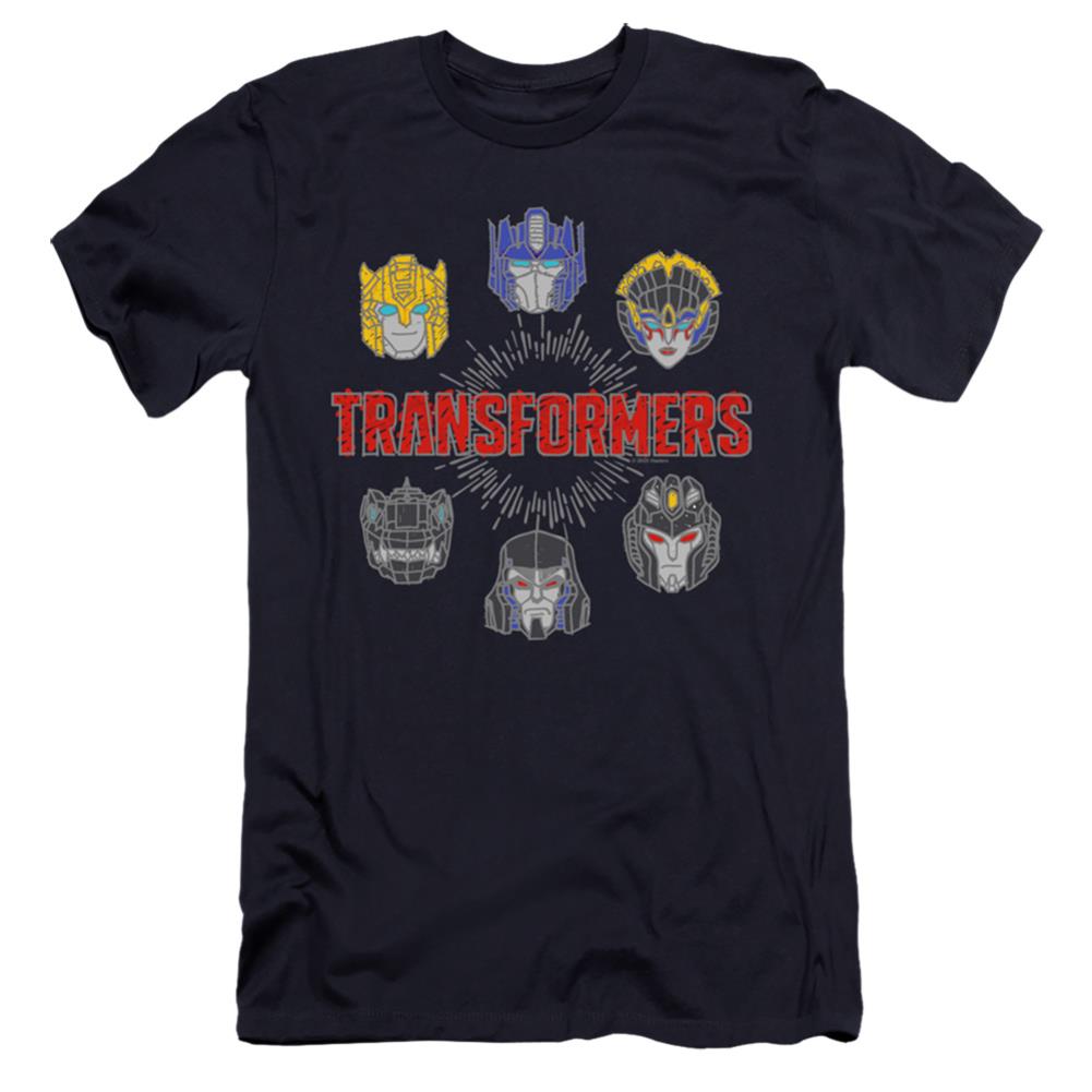 Transformers Robo Halo Men's Ultra-Soft 30/1 Cotton Slim Short-Sleeve T-Shirt