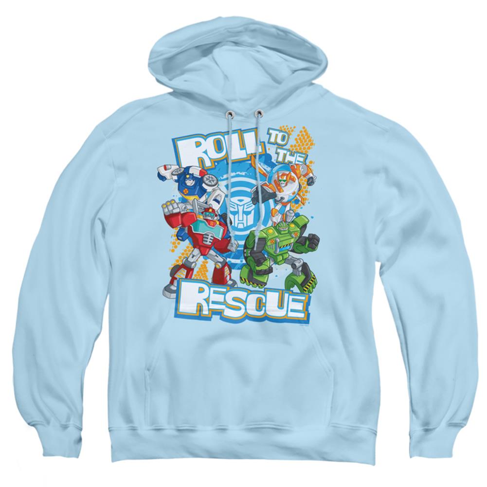 Transformers Roll To The Rescue Men's Pull-Over 75 25 Poly Hoodie