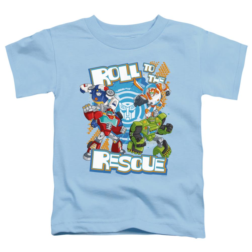 Transformers Roll To The Rescue Toddler 18/1 Cotton Short-Sleeve T-Shirt